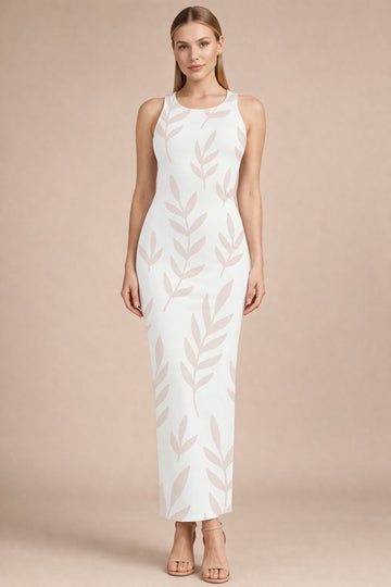 The Sand Silhouette Leaf Bodycon Dress