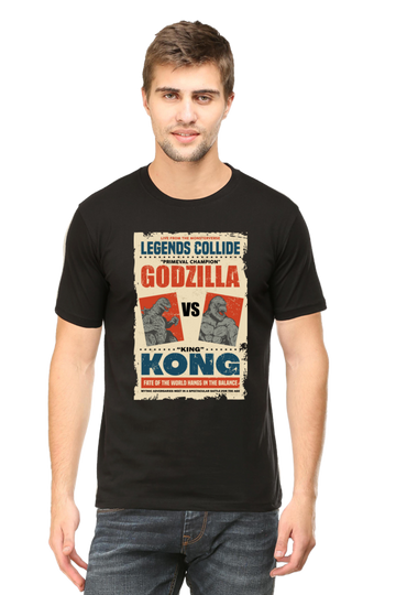 Men's T-shirt GODZILLA VS KINGKONG