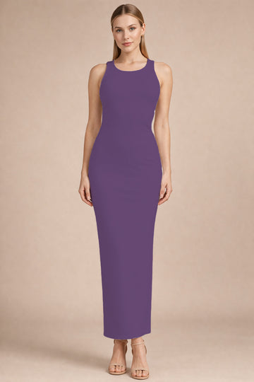 Signature Purple Luxe Bodycon Dress