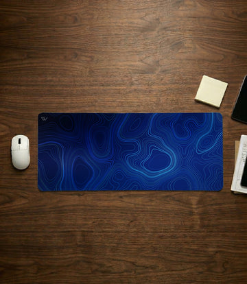 Pro XL Gaming Pad - Blue topography