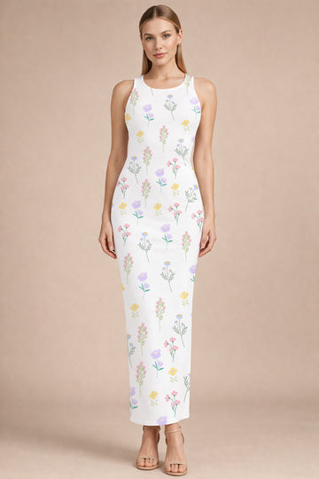 Delicate Wildflower Bodycon Dress
