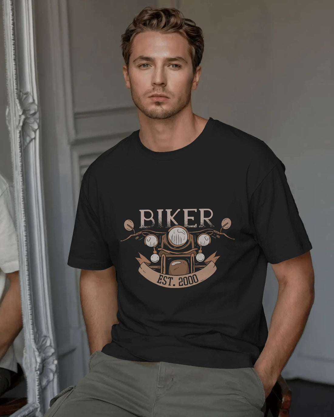 Biker EST.2000 Unisex Oversized T-Shirt