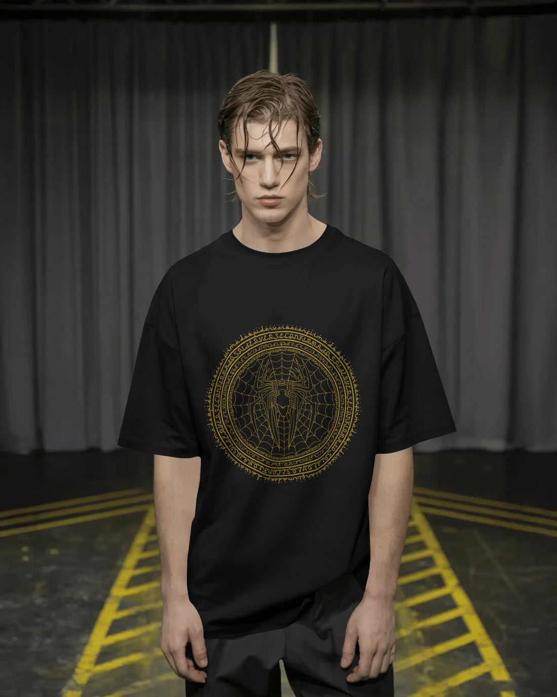 Spider Web Unisex Oversized T-Shirt