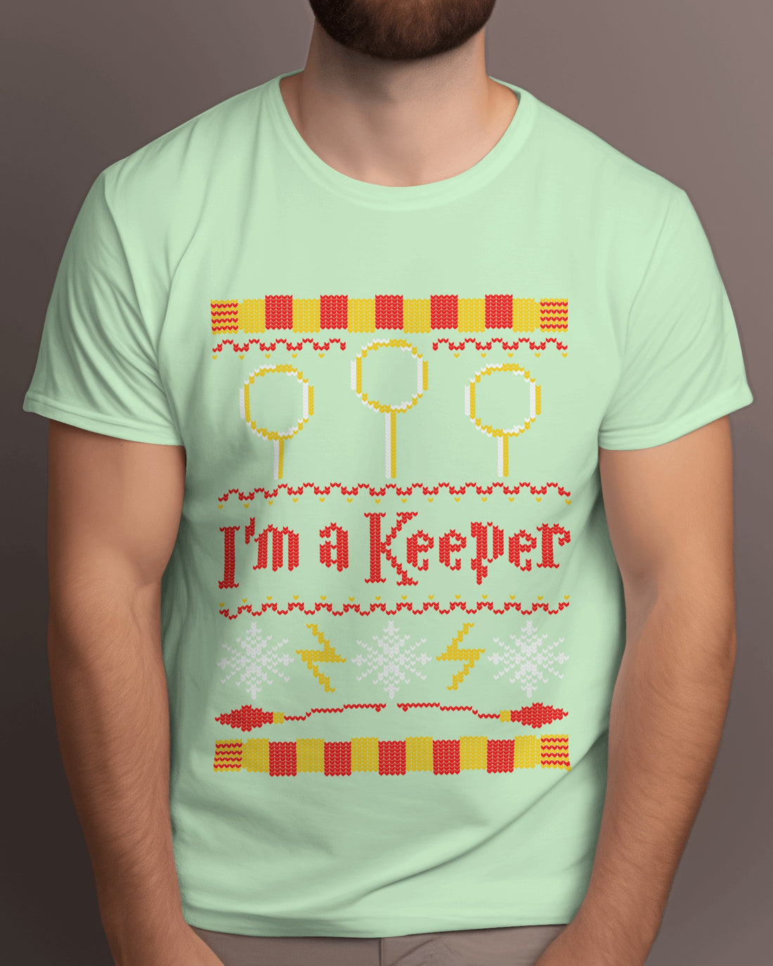 I'm a Keeper - Fair Isle jacquard Print Classic T-Shirt