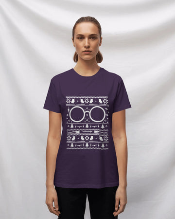 Magic Specs Fair Isle jacquard Print Women's Classic T-Shirt