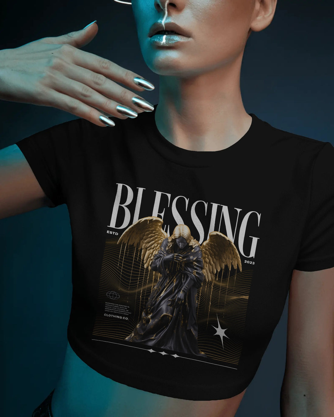 Blessed Angel Graphic Baby Tee
