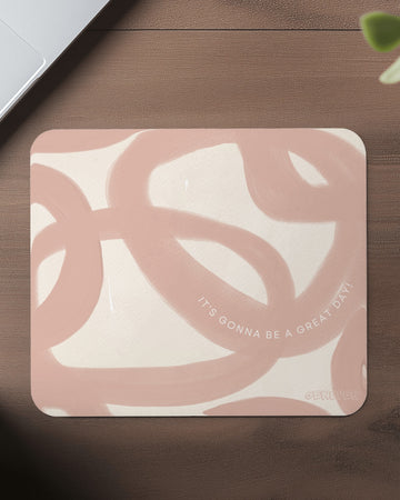 Good Day!! Mouse Pad - Pink