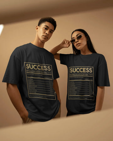 Success Formula Statement Unisex Oversized T-Shirt