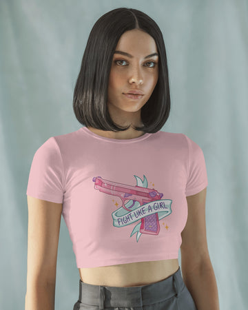 Fight like a girl Baby Tee