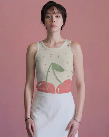 Cherry Pop Graphic Tank Top