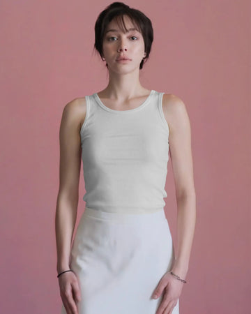 Plain pure cotton Tank Top