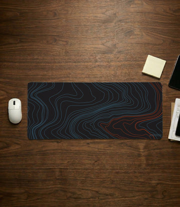 Black Topo XL Gaming Pad