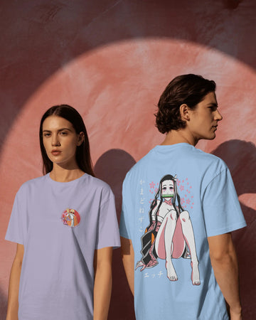 "The Chosen One" Nezuko Graphic Unisex Oversized T-Shirt