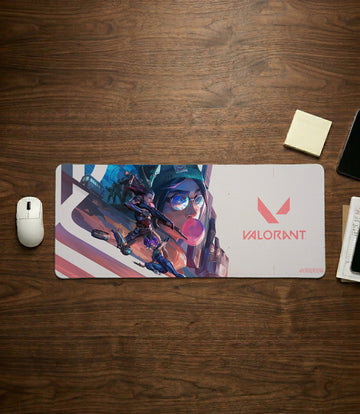 Valorant theme Pink XL Gaming Pad
